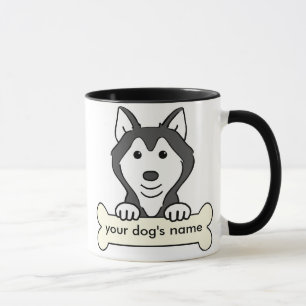 Personalised Siberian Husky Mug