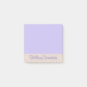 Personalised Side Tab with Name Post-it Notes