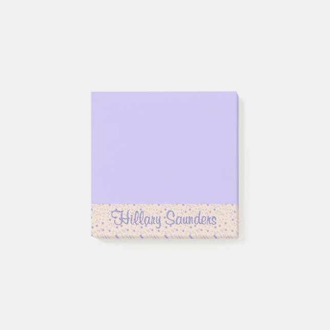 Personalised Side Tab with Name Post-it Notes (Front)
