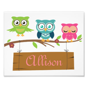 Personalised sign for children