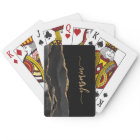 Personalised Signature Black Gold Agate