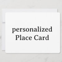 personalised Signature Matte 6.5" x 8.75"Flat Card
