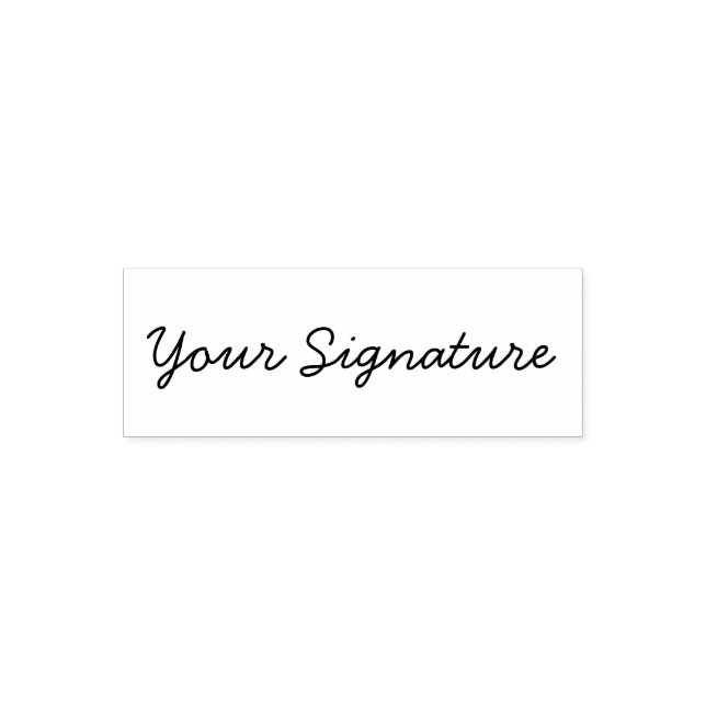 Personalised Signature Self-inking Stamp (Design)