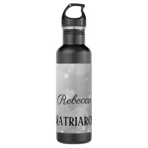 Personalised Silver Inkpot Matriarch Mother 710 Ml Water Bottle