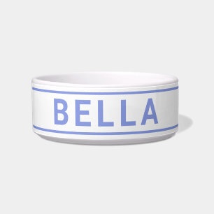 Personalised Simple Bold Name Template Pet Food Bowl