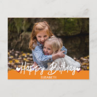 Personalised Simple Custom  Family Photo Birthday