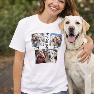 Personalised simple dog Photo and name keepsake T-Shirt