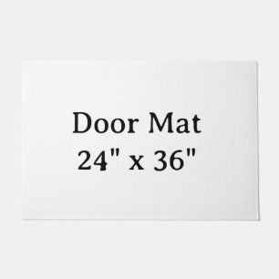 personalised simple Door Mat 124" x 36"