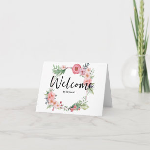 Personalised simple Elegant Welcome to the team Card