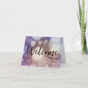 Personalised simple Elegant Welcome to the team Card