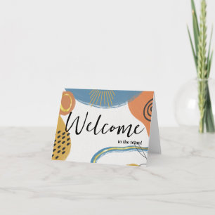 Personalised simple Elegant Welcome to the team Card
