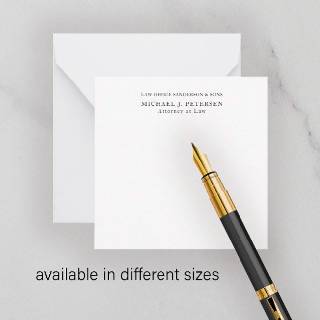 Personalised simple modern professional classic card (Creator Uploaded)