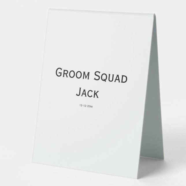 personalised simple monogram add your name wedding (Front)