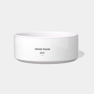 personalised simple monogram add your name wedding bowl