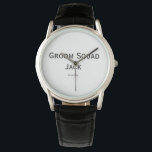 personalised simple monogram add your name wedding watch<br><div class="desc">design</div>