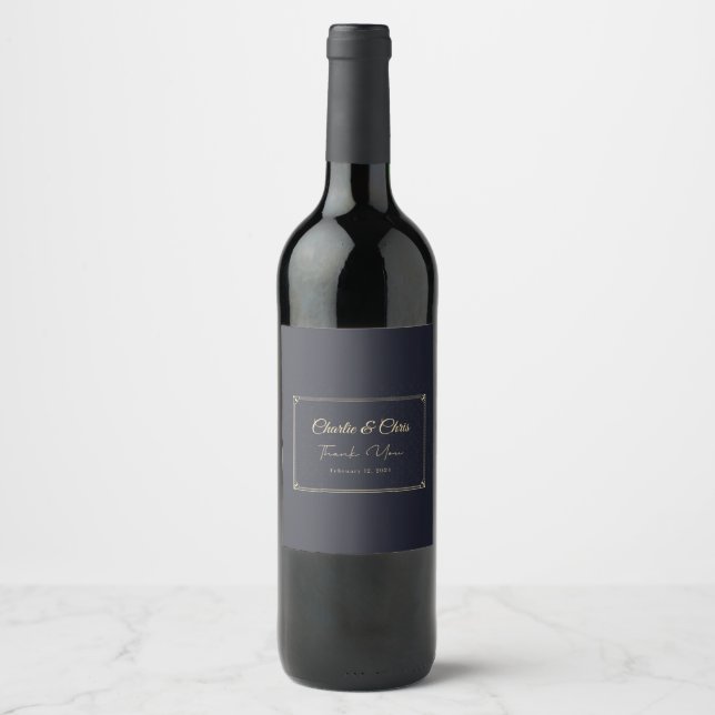Personalised Simply Beautiful Wine Label (Front)