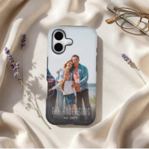 Personalised Single Family Photo & Name