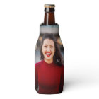 Personalised Single Photo Beer Bottle Cooler