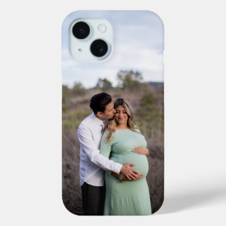 Personalised Single Photo Custom iPhone 15 Case