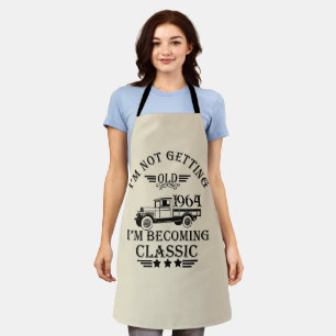 Personalised sixty vintage 60th birthday gifts apron