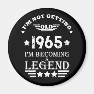 Personalised sixty vintage 60th birthday gifts magnet