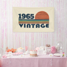 Personalised sixty vintage 60th birthday party