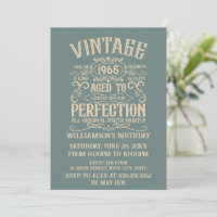 Personalised sixty vintage 60th birthday party