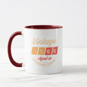 Personalised sixty vintage 60th birthday party mug