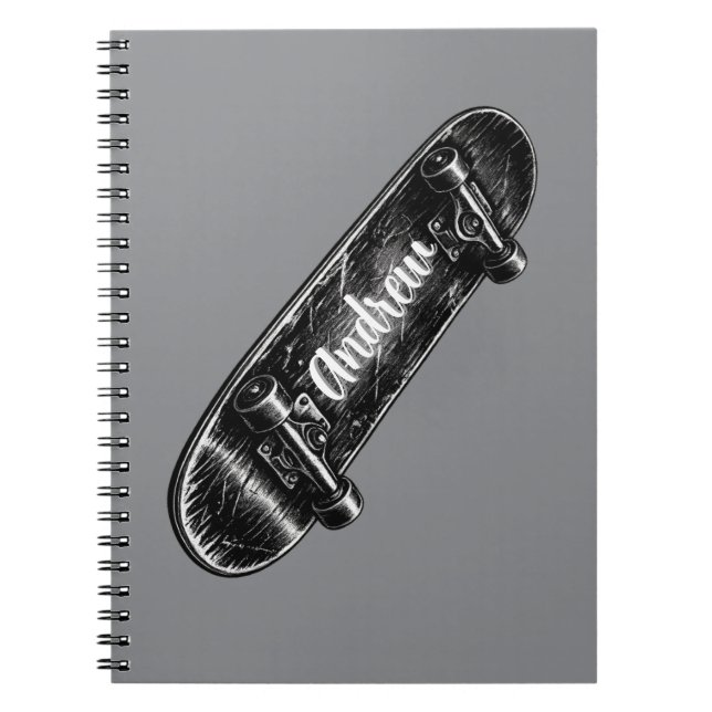 Personalised skateboard Design for kids  Notebook (Front)