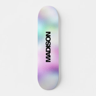 Personalised Skateboard Name Modern Cute
