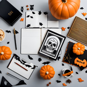 Personalised Skeleton Birthday Halloween Party Planner