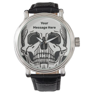 Personalised Skeleton Birthday Halloween Party Watch