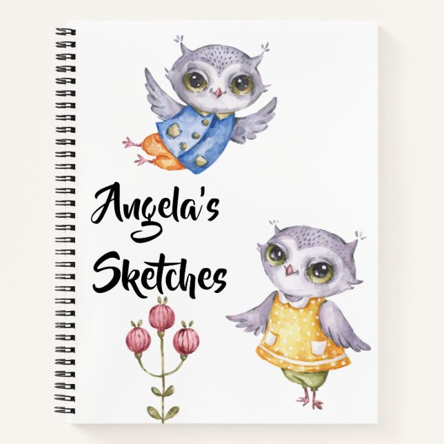 Personalised Sketch Notebook (Front)