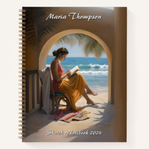 Personalised Sketch Travel Notebook Journal Diary