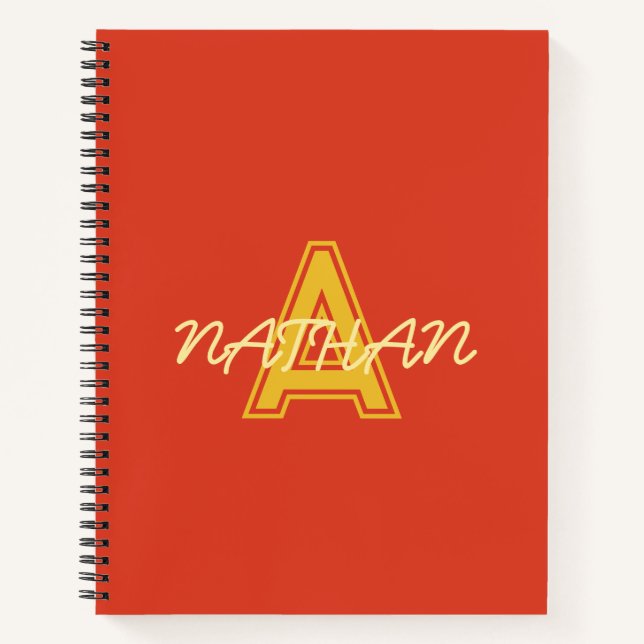 Personalised  Sketchbook Notebook (Front)