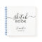 Personalised Sketchbook Your Name Elegant Script