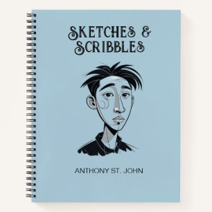 Personalised Sketches and Scribbles Notebook