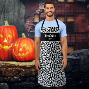 Personalised Skull Apron