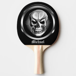Personalised Skull Ping Pong Paddle