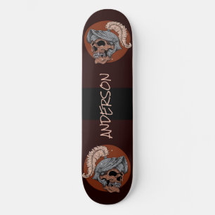 Personalised Skull Warriors Skateboard