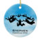 Personalised Sky Diving Free Fall Ornament