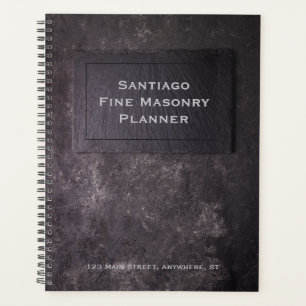 Personalised Slate & Stone Planner