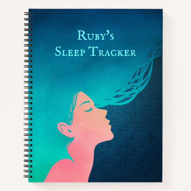 Personalised Sleep Tracker Notebook (Front)