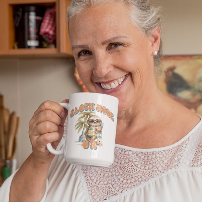Personalised Sloth Mode On  Coffee Mug (Creator Uploaded)