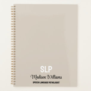 Personalised SLP Speech Language Pathologist Gift Planner