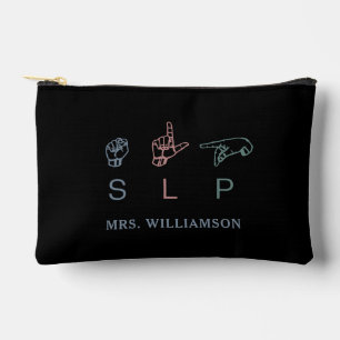 Personalised SLP Speech Pathologist Appreciation Accessory Pouch