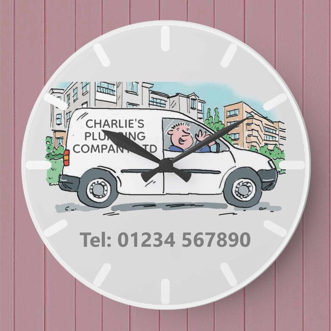 Personalised Small Business Clock (Creator Uploaded)