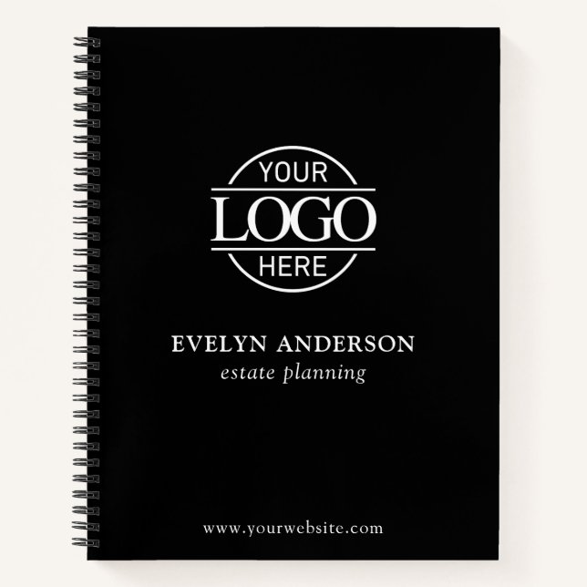 Personalised Small Businesses Corporate Office Notebook (Front)