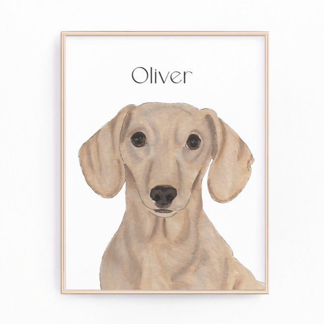 Personalised Smooth Red Dachshund Beverage Coaster Coffee Mug (Creator Uploaded)