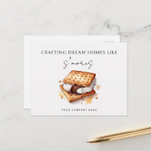 Personalised S'more Realty Farming Promotional Postcard
